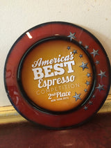 America's Best Espresso Award Plate