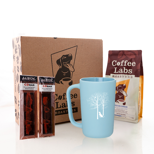 2023 Gift Box - Coffee, 14oz Ceramic Mug, Chocolate Bar