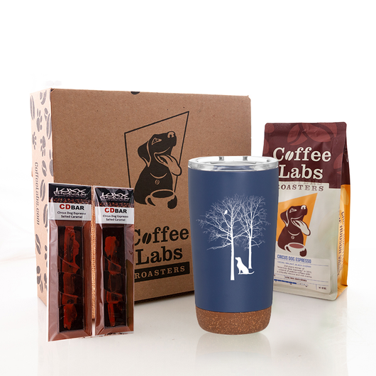 2023 Gift Box - Coffee, 16oz Travel Mug, Chocolate Bar