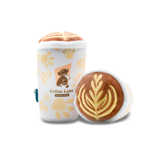 Latte To-Go Cup Dog Toy